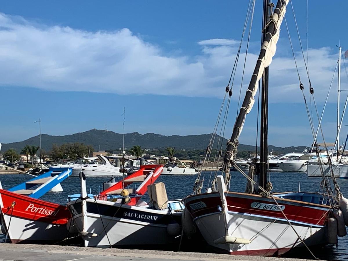 Les Toits De Sanary Et La Mer Luaran gambar
